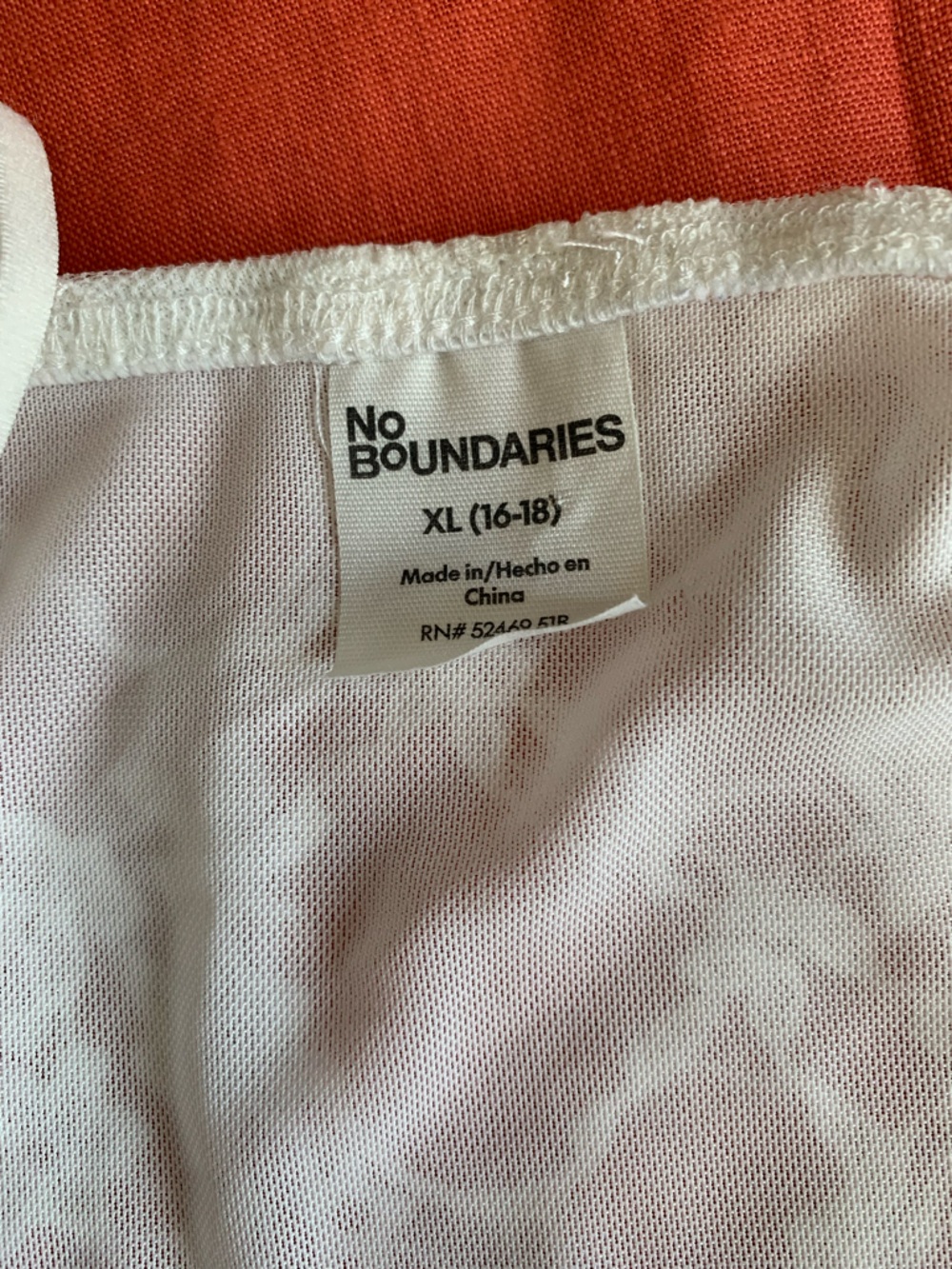 No Boundaries White Sheer Lace Camisole XL Bridal Feminine - Picture 2 of 7
